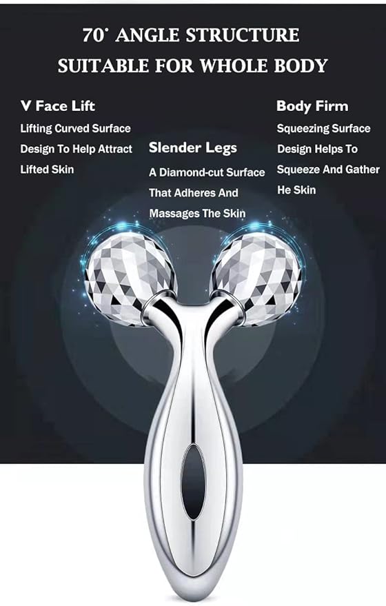3D Roller Face Massager,Face Sculpting Tool-Facial Massager Lifting Tool Skin Tightening Reduce Puffiness
