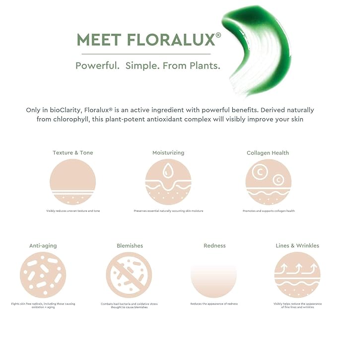 BioClarity Zen Ultra-Calming Serum | Ultracalming Serum for Redness-Prone Skin | 100% Vegan | Calm, Soothe, and Soften Face | Contains Floralux Naturally made from Chlorophyll | 1.7 fl. oz (Pack of 2)