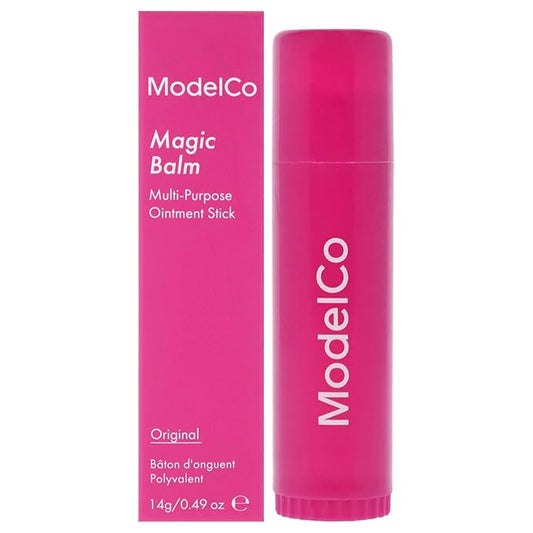 ModelCo Magic Balm - Glides On Effortlessly And Absorbs Instantly - Locks In Hydration For Hours - Multi-Purpose Tool - Lanolin Enriched Formula - Non-Greasy, Non-Sticky Formula - Original - 0.49 Oz