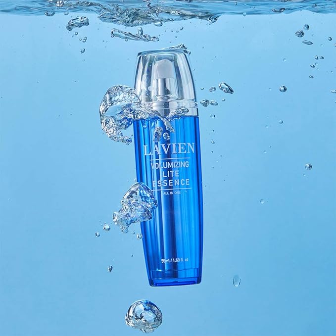 LAVIEN Volumizing Lite Essence - Facial Serum Essence with Hyaluronic Acid - Hydrating, Skin Elasticity, Skin Texture Improvement - Suitable for All Skin Types - 1.69 fl. oz. (50ml)