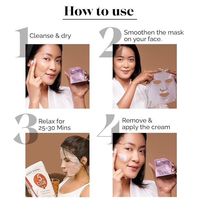 LuxaDerme Purify & Protect 3 Step Tune-Up Kit - Cleansing Scrub, Bio Cellulose Sheet Mask, Booster Cream (Pack of 2)