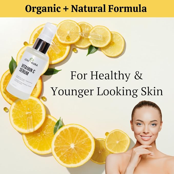 Daily Skin Care Products Combo- Comes with Cleanser, Vitamin C serum & Mango Moisturizer- Natural + Organic Formula- Made In Canada- For Men & Women (Grapefruit Cleanser)