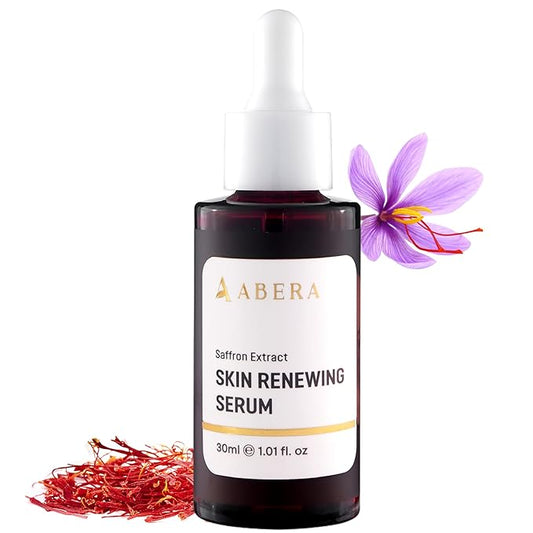 Abera Skin Renewing Serum, Melasma Treatment For Face, High-Performance Anti-Aging, High Potency Saffron Extract, Hydrating Serum,1.01 Fl Oz