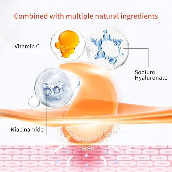 Vitamin C Under Eye Mask Patches Collagen Eye Pads - 30 Pairs, Reduce Puffiness, Dark Circles, and Wrinkles