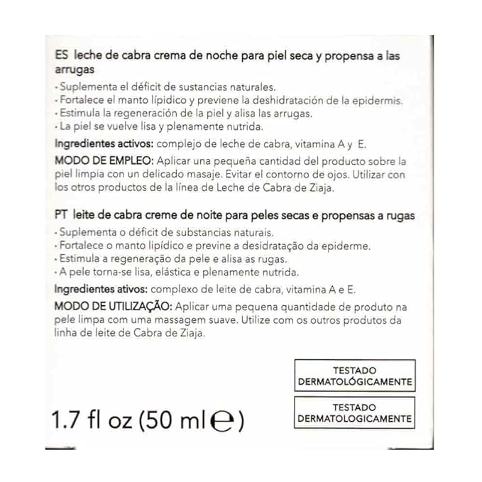 Ziaja Goat's Milk Night Cream - Face Cream