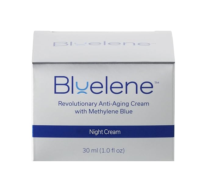 Night Cream, Revolutionary Anti Wrinkle Face Cream with Methylene Blue (30 ml). Suitable for Sensitive Skin