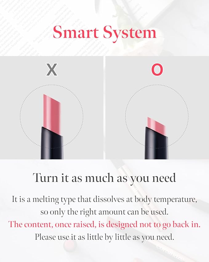 Volumizing Lip Fondue 01 Naive 2g, 3-in-1 Melting Balm for Hydrating Lip Care, Plumping Volume and High-Gloss Water Glow, Infused with Rosehip Oil for Longlasting Moisture, Korean Makeup