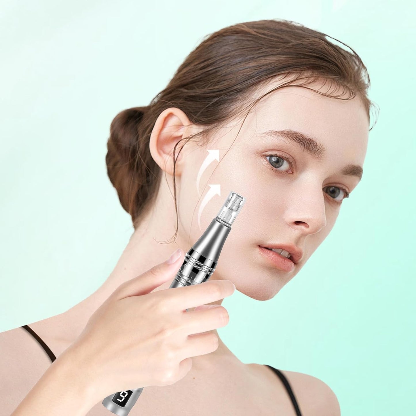 Derma Roller for Skin, 0.25mm Mcroneeding Derma Roller Pen for Face & Scalp, Beauty Pen for Women Men Home Use