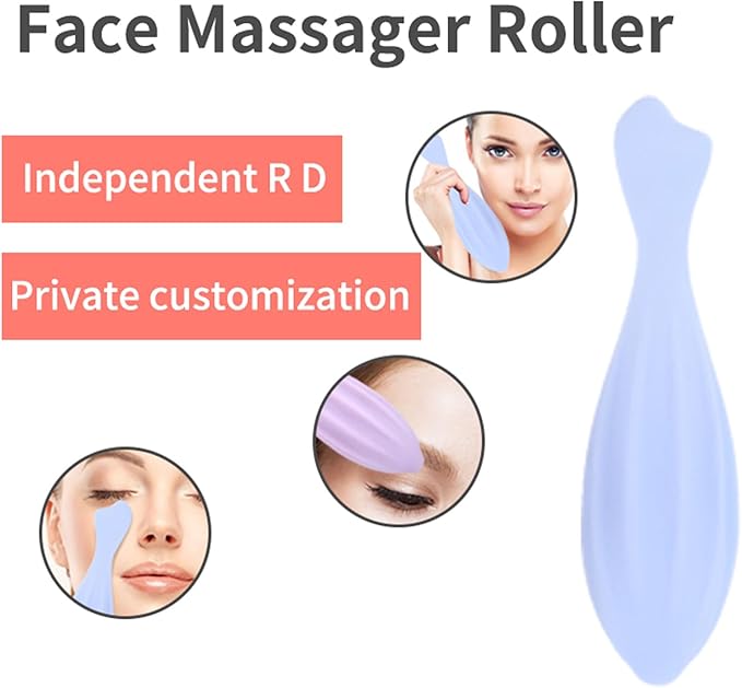 Silicone Face Roller Multifunctional Beauty Roller Skin Care for Face Roller Massager Moisturizing Beauty Tools