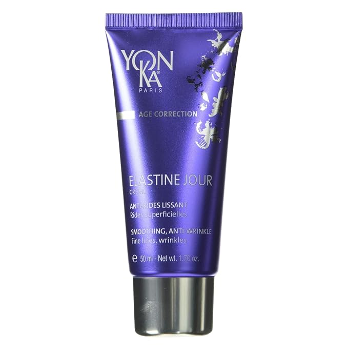 Yon-Ka Elastine Jour & Nuit Anti-Wrinkle Day and Night Cream Set, Anti Aging Facial Moisturizer, Soften Fine Lines and Wrinkles with Vitamin C and Elastin Peptides, Paraben-Free