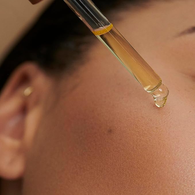 SWEET JULY SKIN Irie Power Face Oil, Moisturizing, Illuminate, Hydrating, Squalene, Neem Seed Oil, Turmeric Root Oil, Clean, Vegan, 1 Fl Oz