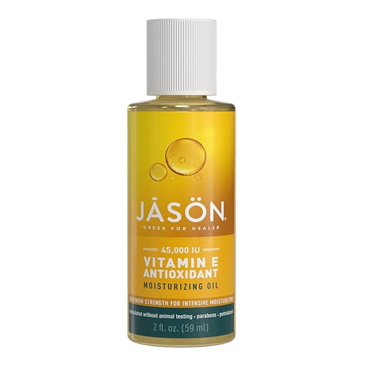 JASON Vitamin E 45,000 IU Moisturizing Oil , For Maximum Strength, 2 Fluid Ounces