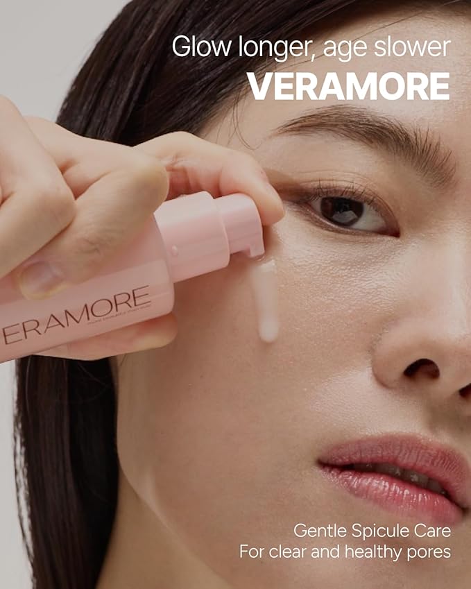 Veramore Skin Refining Spicule 600 Serum – Gently Exfoliates, Nourishing with Probiotics, Collagen & Peptides, Skin-Soothing, Firming, No Irritation, All Skin Types, 1.76 fl oz