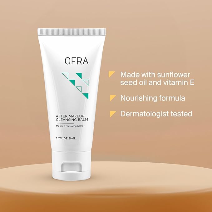 OFRA After Makeup Cleansing Balm | Hydrating Cleanser and Makeup Balm Remover | Gentle Cleansing Balm Makeup Remover | 1.7 oz/50 ml