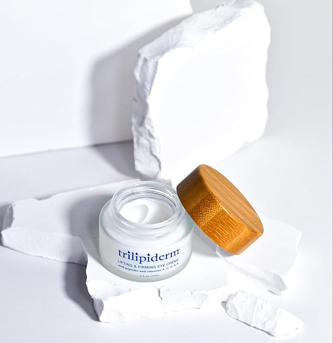 Trilipiderm Natural Lifting & Firming Eye Creme hydrating, healthy eye treatment for fine lines