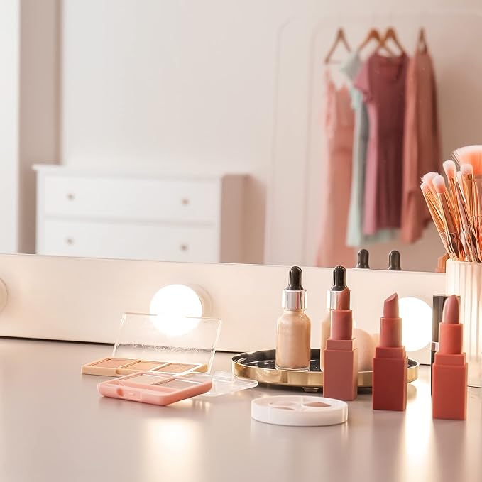 VOCOSTE 4 Pcs Makeup Spatula Mini Spoon, Eye Cream Massage Sticks Beauty Scoop, for Facial Cosmetic Face Cream, Zinc Alloy 2.32"x0.46", Rose Gold Tone