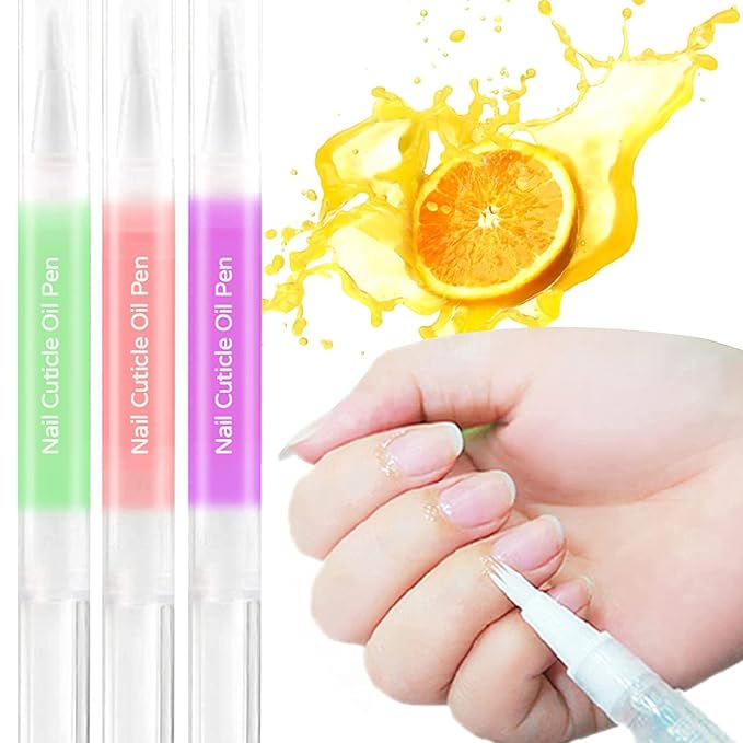 12Pcs Nail Cuticle Oils Nail Nutrition Oil Pen Nourishment Pens Cuticle Revitalizer for Agnail Nourish Skin Nail Care