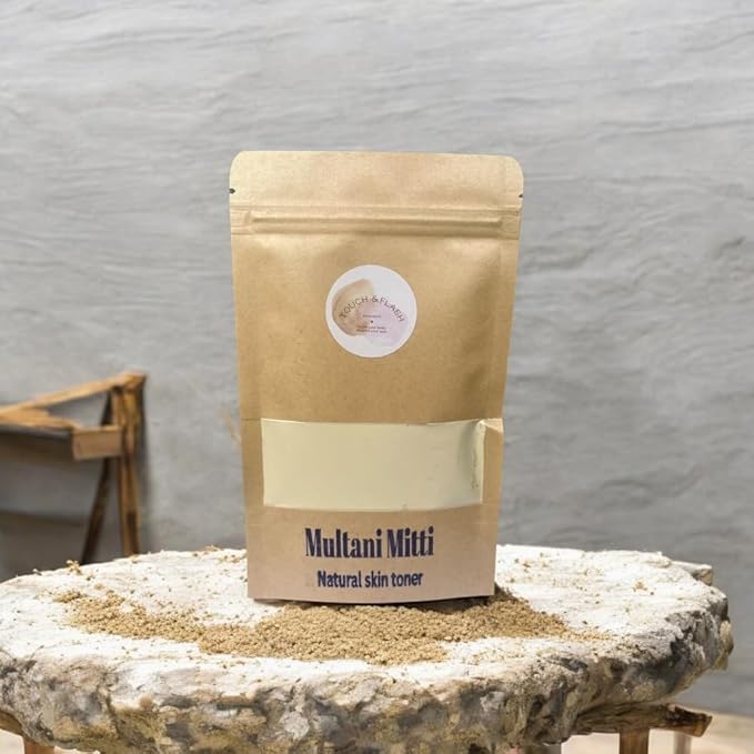 Multani Mitti Natural Skin Toner Earth Clay 100% Pure Bentonite Clay Cleanse The Skin | Helps Removing Dead Skin Cells | Supports Blood Circulation