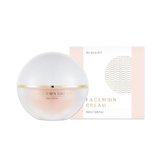 Facemoon Cream - Firming & Volumizing Cream for Forehead & Cheeks | Anti-Aging Wrinkle Cream | Volufiline Korean Wrinkle Peptide for Anti-Sagging | Korean Pocket Ball(50ml / 1.7 fl.oz)