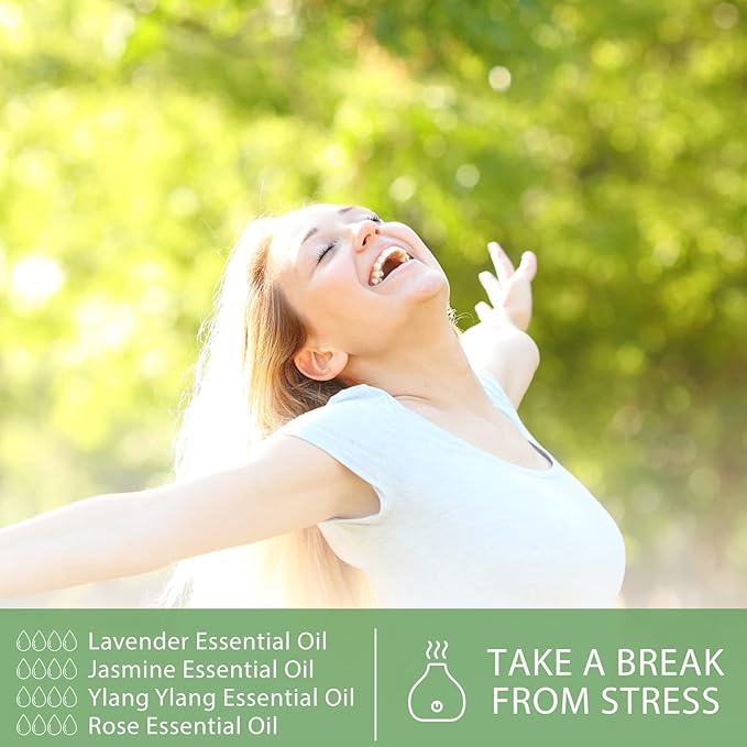 100ML Ylang Ylang Essential Oil, Premium Essential Oils for Diffuser, Humidifier, 3.38fl.oz Scented Oils for Soap, Candle Making