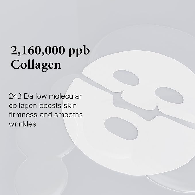 ISTON 4-Pack Collagen Face Mask,4 Pack Hydrating Face Masks for Glass Skin-Overnight Face Masks Skincare | Anti-Wrinkle,Firming,Pore Minimizing,Elasticity | TikTok Trend Items Skin Care