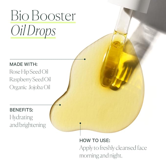 Well People Bio Booster Oil Drops, Non-greasy, Hydrating Face Oil For Dewy Skin, Rejuvenates The Complexion & Plumps Skin, Vegan & Cruelty-free