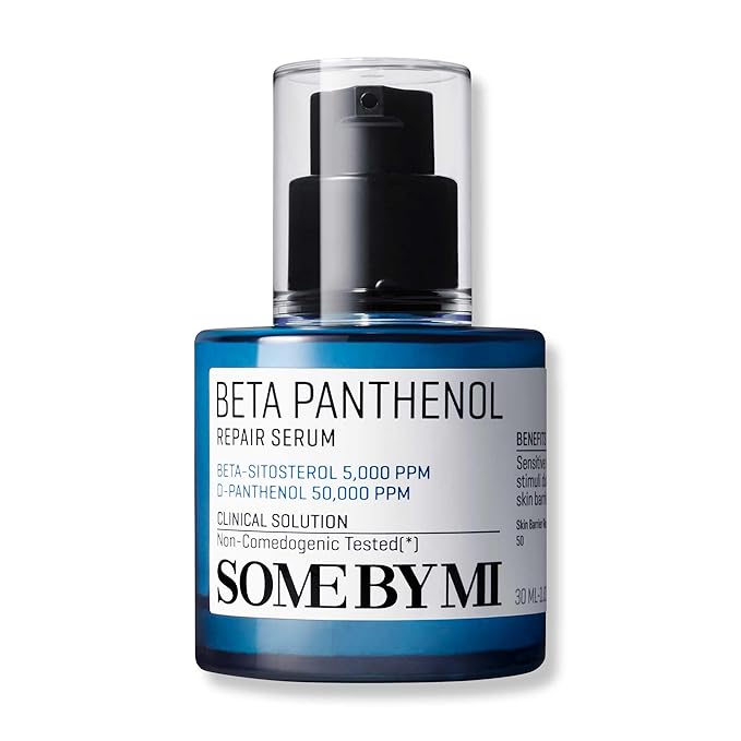 SOME BY MI Beta-Panthenol Repair Serum – 1.01oz, 30ml – Korean Hydrating Hyaluronic Acid Serum for Face – Daily Barrier Repair & Soothing Formula with Beta-Sitosterol & Panthenol – Korean Skin Care