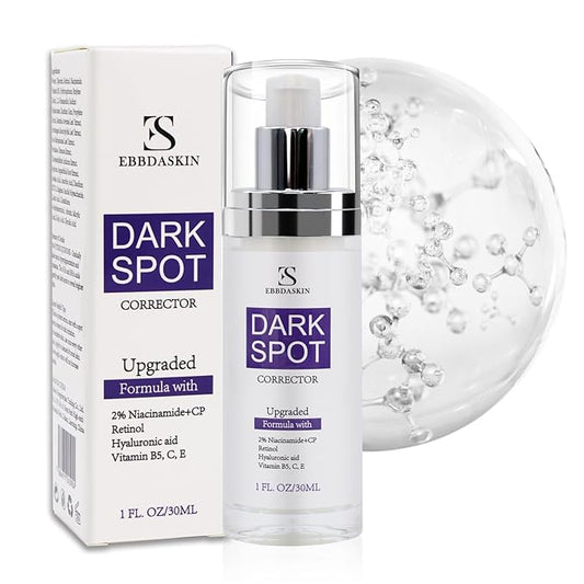 [Upgraded] Dark Spot Remover for Face, Dark Spot Correcting Glow Serum with Niacinamide Retinol and Vitamin C, Rapid Skin Brown Spot Remover, Sun Spot Age Spot Corrector for Daily Skincare 1FL,OZ/30ML