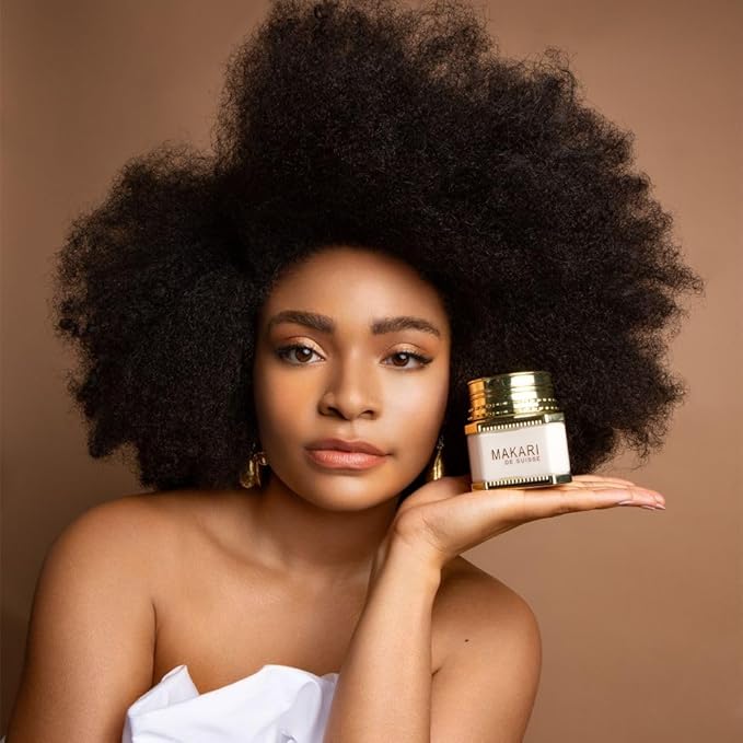 Makari Night Radiance Face Cream, Overnight Face Moisturizer for Women, Reduce Scars, Ideal for Dry, Normal or Maturing Skin Types, Vegan, 3.35 Oz