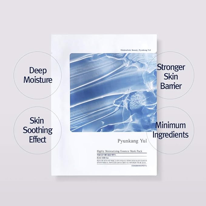 Pyunkang Yul Highly Moisturizing Essence Mask Pack 25 ml / 0.85 fl.oz. x 10 EA