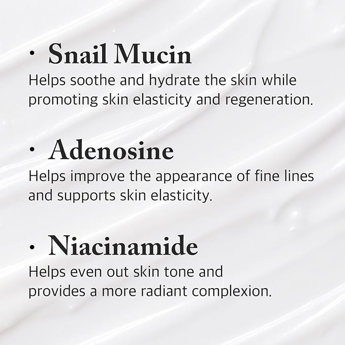 Snail Repair Eye Cream 1.69 fl oz – Hydrating Eye Treatment with Snail Mucin and Niacinamide for Fine Lines, Puffy Eyes, and Dark Circles – Korean Skincare for a Smoother, Radiant Look