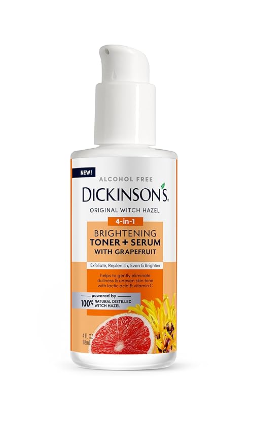 Dickinson's Witch Hazel Brightening Toner + Serum with Grapefruit