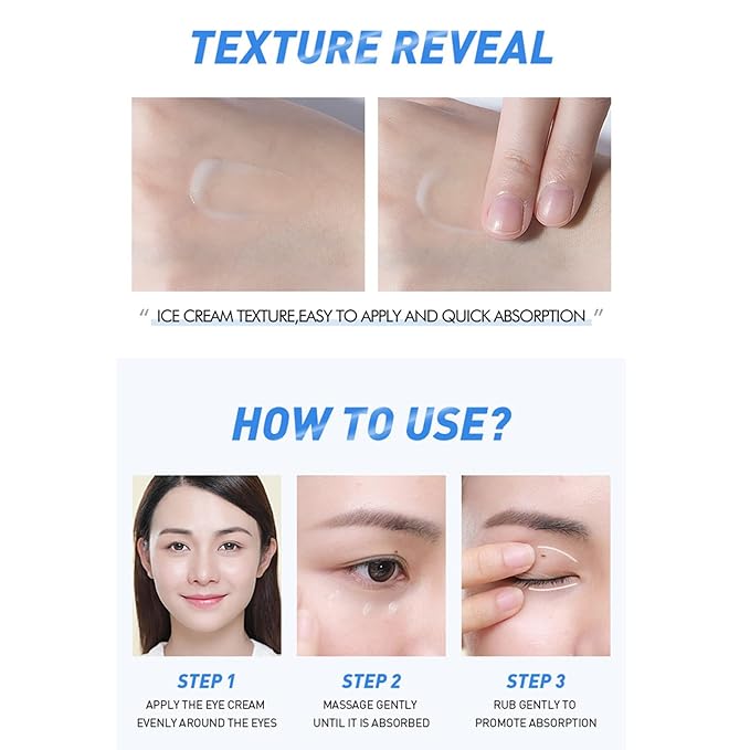 Avocado Hydrating Eye Cream Elastic Moisturizing Eye Cream Remove Pouches Dark Circles Anti-Wrinkle Diminishing Eye Lines Lifting Firming