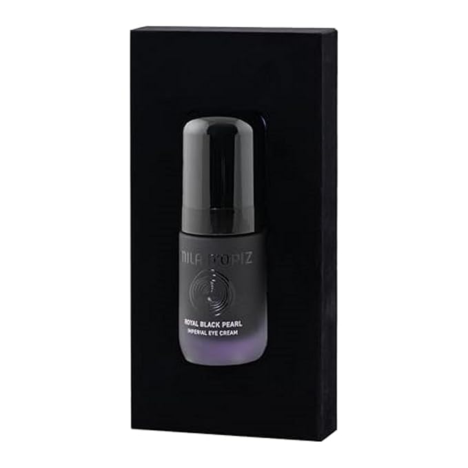 Mila d'Opiz Royal Black Pearl Imperial Eye Cream - Under Eye Cream Anti Aging with Black Pearl Extract - Reduces Crow's Feet and Wrinkles - 0.51 oz