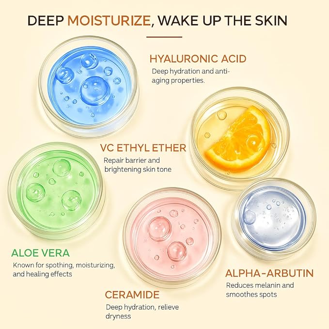 Super Vitamin C Serum for Mature Skin with Hyaluronic Acid, and Aloe Vera - Hydrating, Lifting, Face Wrinkle & Age Spot Reduction, Anti-Aging Skincare, Super C Serum (1.7 fl oz)