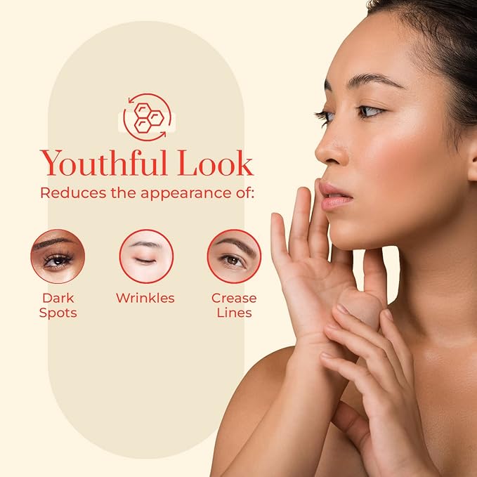 Retinol & Goji Berry Under Eye Serum - Dermatologist Tested, Diminishes Fine Lines, Wrinkles, Eye Bags & Dark Circles , Clean Beauty, Cruelty-Free Korean Skin Care - All Skin Types