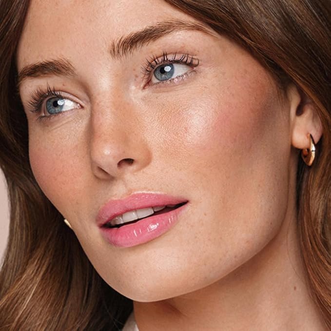 Jouer Essential Tinted Hydrating Lip Oil Gloss – Moisturizing Dry Lip Treatment Serum - Fragrance Free Tinted Lip Oil - Jojoba Seed Oil and Apricot Oil Formula