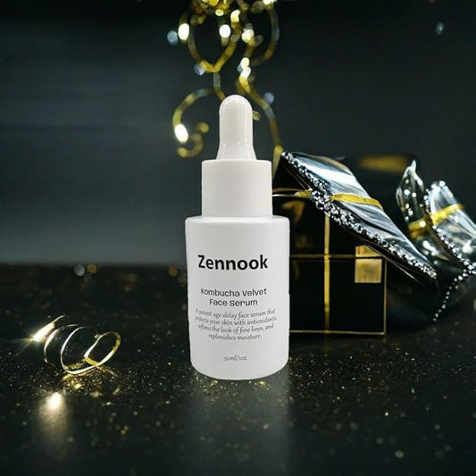 Introducing Kombucha Velvet Face Serum, infused with Kombucha Black Tea Ferment, Allantoin, Collagen, and Hyaluronic Acid, offers transformative effects on skin