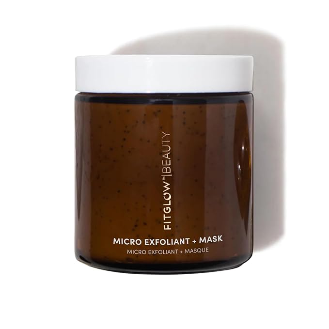 FITGLOW Beauty - Natural Micro Exfoliant + Mask | Vegan, Woman-Owned Clean Beauty (4 oz | 120 ml)
