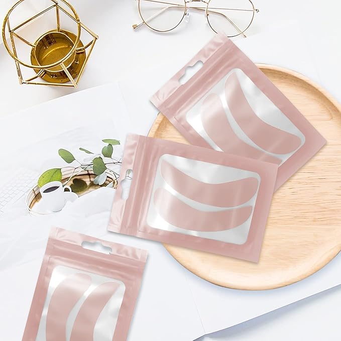 Libeauty Reusable Lash Extension eye pads 3 pairs Eyelash Lift/T-int Under Eye Gel Silicone Pads Patches Kit Soft and Skin-Friendly
