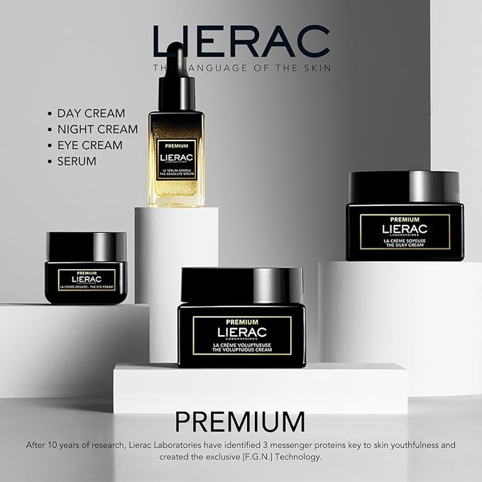 Lierac Premium The Absolute Serum - Hydrating Niacinamide Serum for Radiant Skin, Smoothes & Thightens, Face Serums for Women - For All Skin Types - 30ml