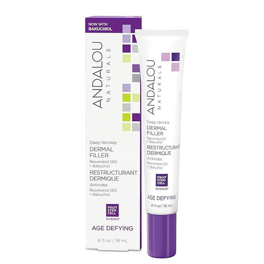 Andalou Naturals Deep Wrinkle Dermal Filler, Aloe Vera, 0.6 Fl Oz