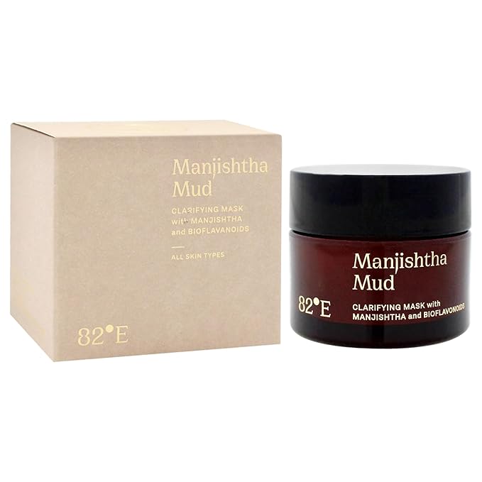 Manjishtha Mud Clarifying Mask Mini for Women - 0.5 oz Mask