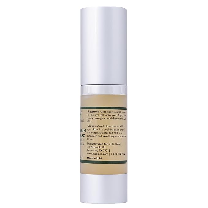 Plant Stem Cell Eye Serum Complex | Aloe Vera, Vitamin C | Hydrating Eye Treatment | Airless Pump - 15ml