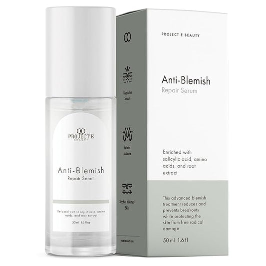 Anti-Blemish Repair Serum by Project E Beauty | Soothes, Hydrates & Minimizes Pores | 50ml