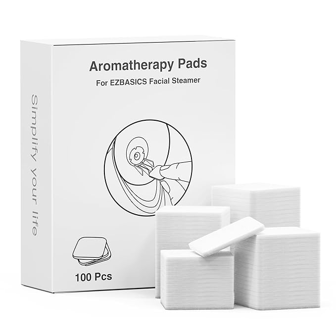 EZBASICS Aromatherapy Pads for facial steamer 100 Pcs