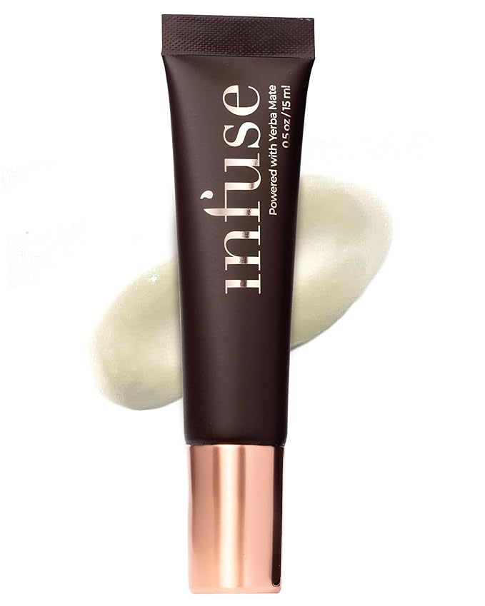 Infuse Skin Yerba Mate Radiance Eye Cream | Anti-Aging Treatment for Dark Circles & Puffiness | Hydrating with Caffeine & Peptides | Mature Skin | 15ml