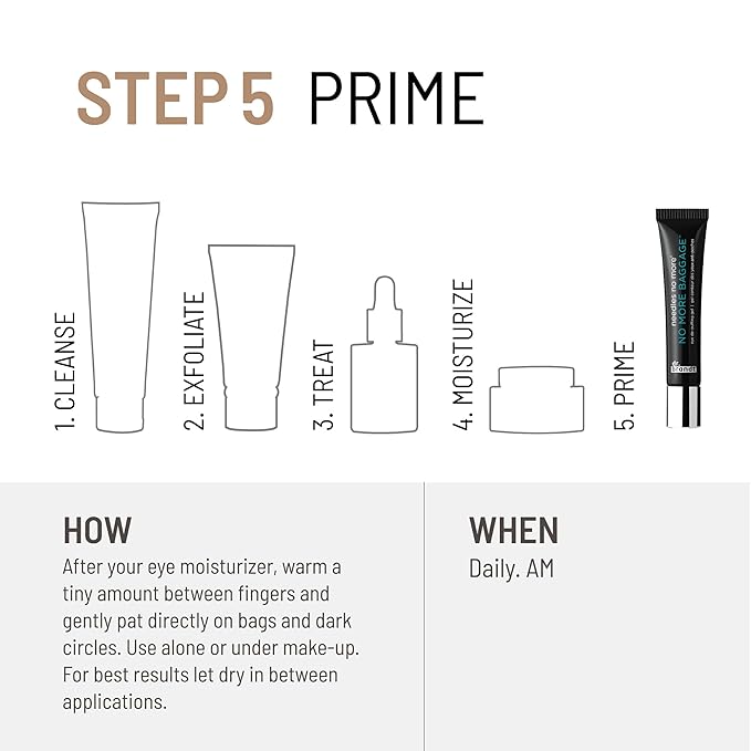 Dr. Brandt Needles No More, No More Baggage - Minimizes Under-Eye Bags, Puffiness & Dark Circles - 0.5 oz