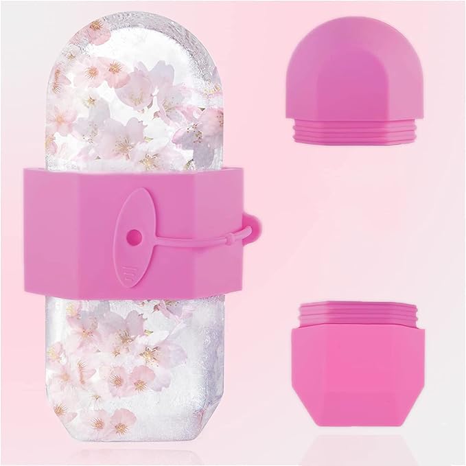 Ice Face Roller, Ice Roller for Face and Eye, Reusable Beauty Ice Facial Roller for Face Skin Care Silicone Ice Stick Face Ice Mold Icing Tool, Gifts for Her