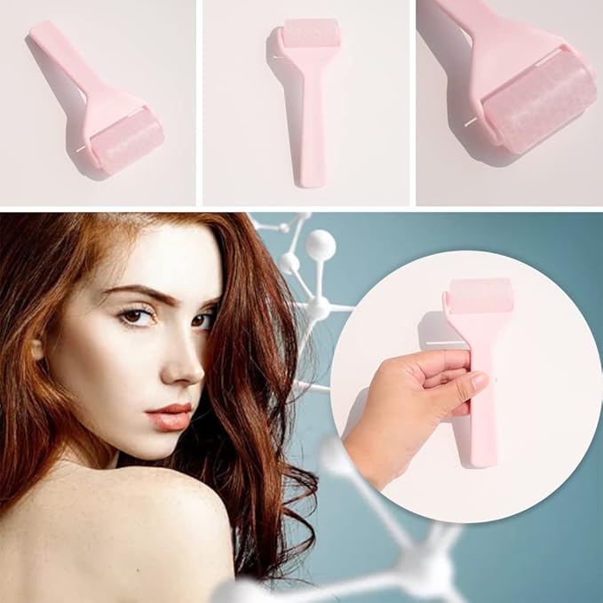 YPWangShengRui Ice Roller for A Reusable Facial Tool Translucent Ice Compress Facial Beauty Tool for Puffiness Migraine Relief and Minor Injury